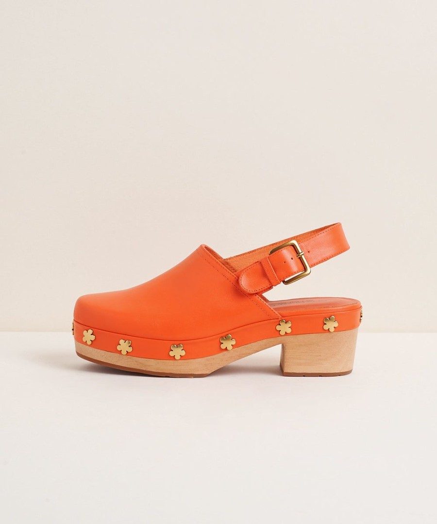 Charlotte Stone Jona In Tangerine Flower Wholesale